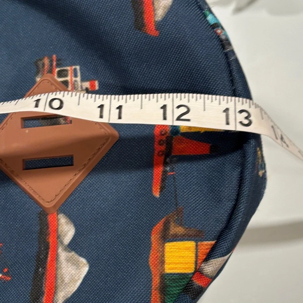 Herschel Supply Co. Kids' Heritage Navy Backpack with Colorful Tug Boat Print